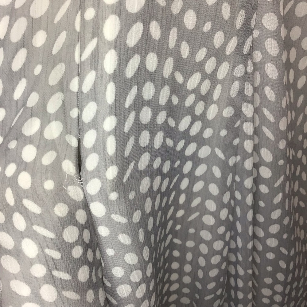 TOMMY HILFIGER Gray Polka Dot Sleeveless D… - Picture 13 of 16